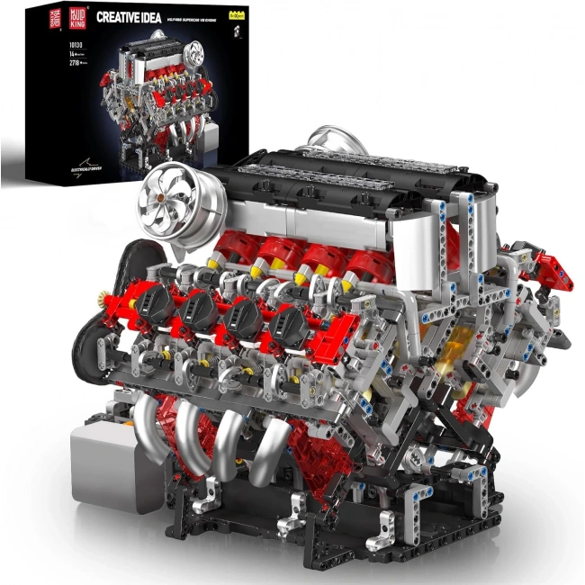 Mould King 10130 V8 Motor Yapı Blokları Seti - 2718 Parça