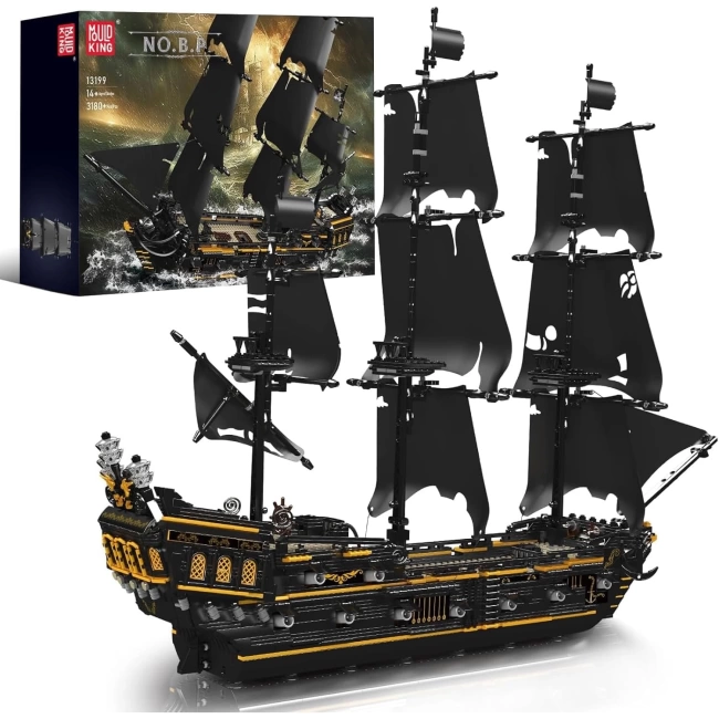Mould King 13199 Korsan Gemisi Modeli Yapı Blokları Kitleri - 3180+ Parça