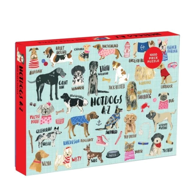 Mudpuppy Çılgın Köpekler Puzzle