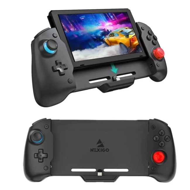 NexiGo Hall Effect Gripcon Kickstand ve TV Bağlantısı için HDMI Çıkışı Black Regular