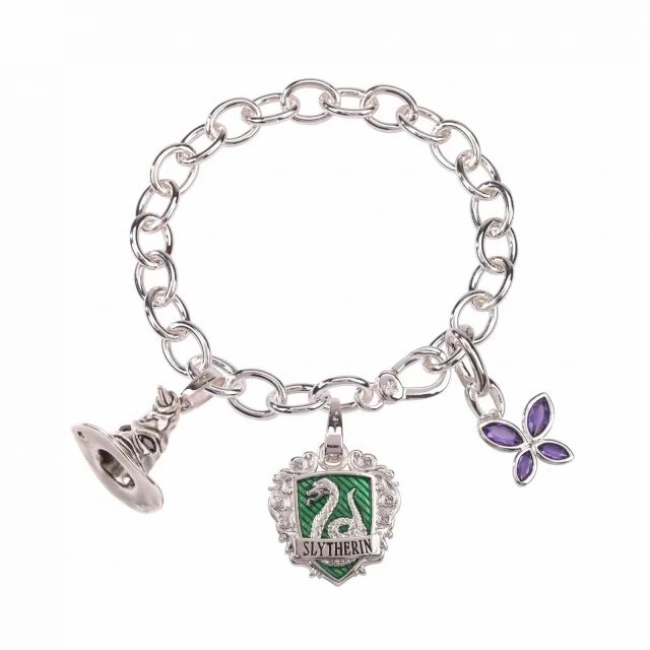 Noble Collection Lumos Harry Potter Slytherin Charm Bileklik
