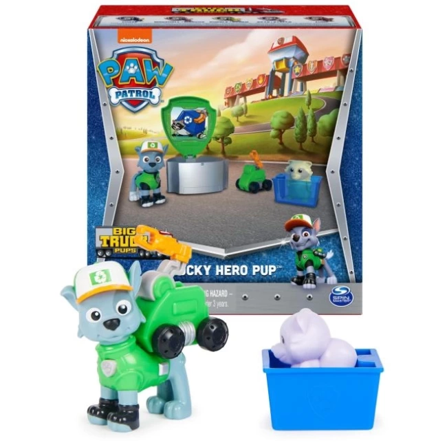 Paw Patrol, Rockynin Koleksiyon Figürlü Geri Dönüşüm Kamyonu Aracı