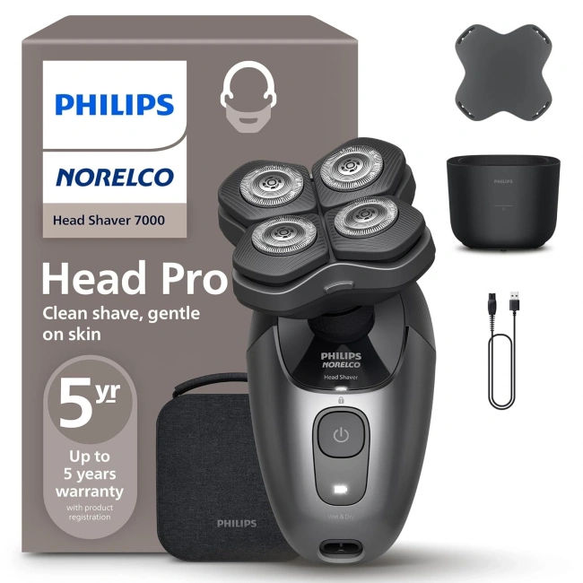 Philips Norelco Pro 7000 Serisi - Kafa Tıraş Makinesi HS7980/40