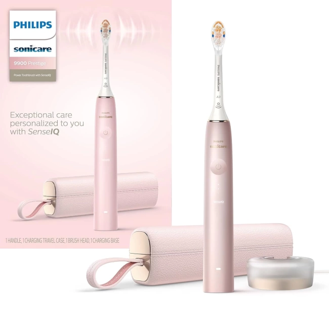 Philips Sonicare 9900 Prestige Şarj Edilebilir Elektrikli Diş Fırçası - Pembe