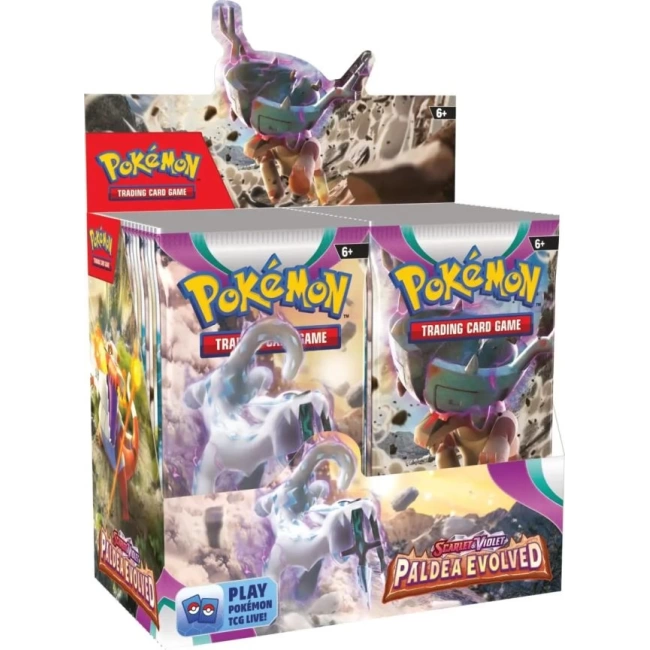 Pokemon TCG - Paldea Evolved Booster Ekran Kutusu Tekli Single