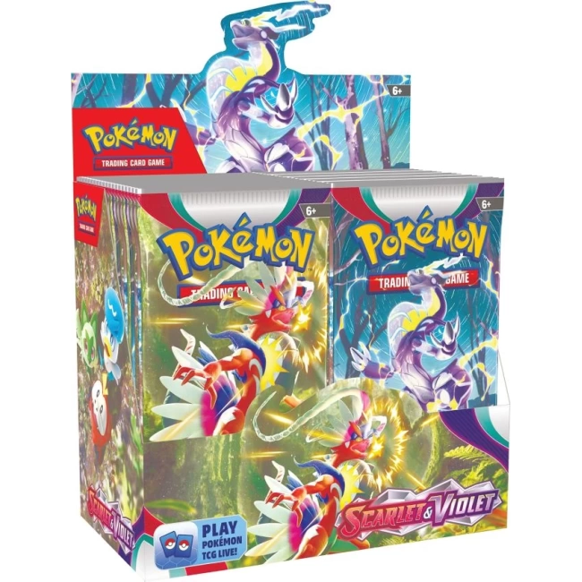 Pokemon TCG: Scarlet & Violet Booster Ekran Kutusu (36 Paket) Single