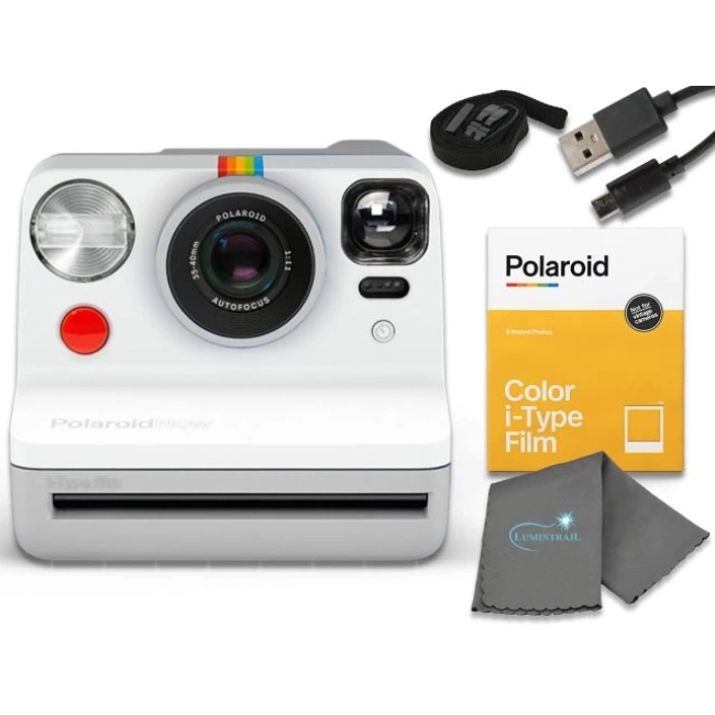 Polaroid Gen 2 Now I-Tipi Anlık Film Kamerası Vintage White (Gen 2)