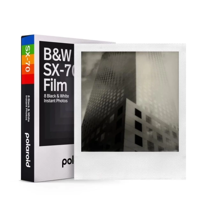 Polaroid SX-70 Renkli Film - 6004 Siyah Beyaz Film