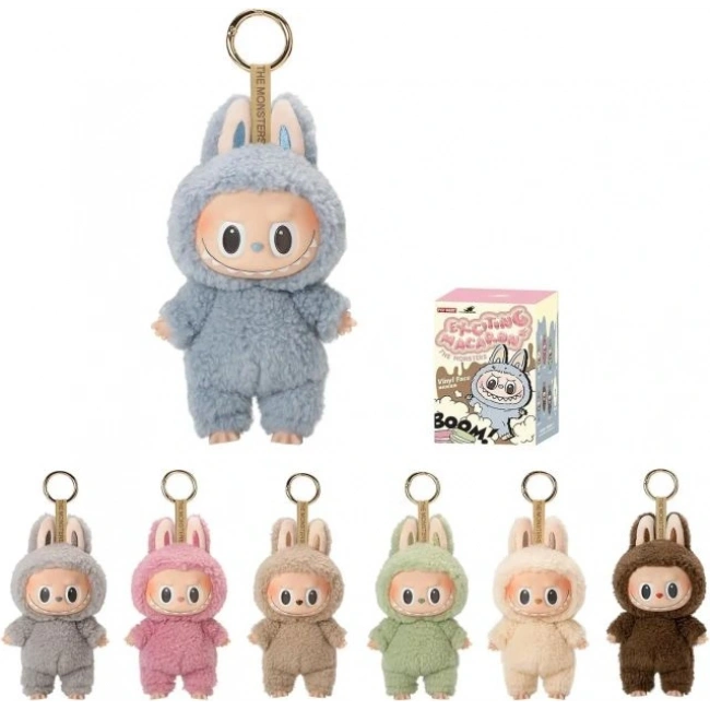 Pop Mart Labubu Canavarlar Lezzetli Makaronlar Peluş Kolye Tekli Sürpriz Kutu