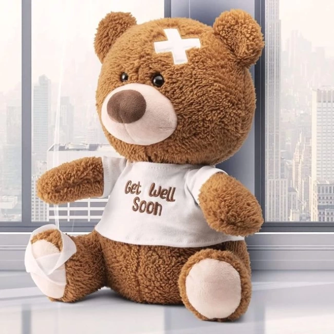PREXTEX 30 Cm Geçmiş Olsun Peluş Ayıcık
