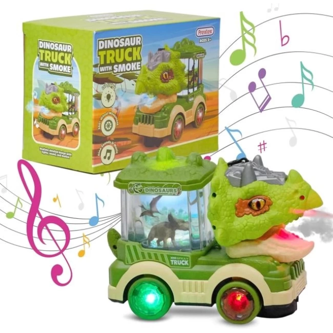 PREXTEX Dinozor Kamyon Taşıyıcı Oyun Seti