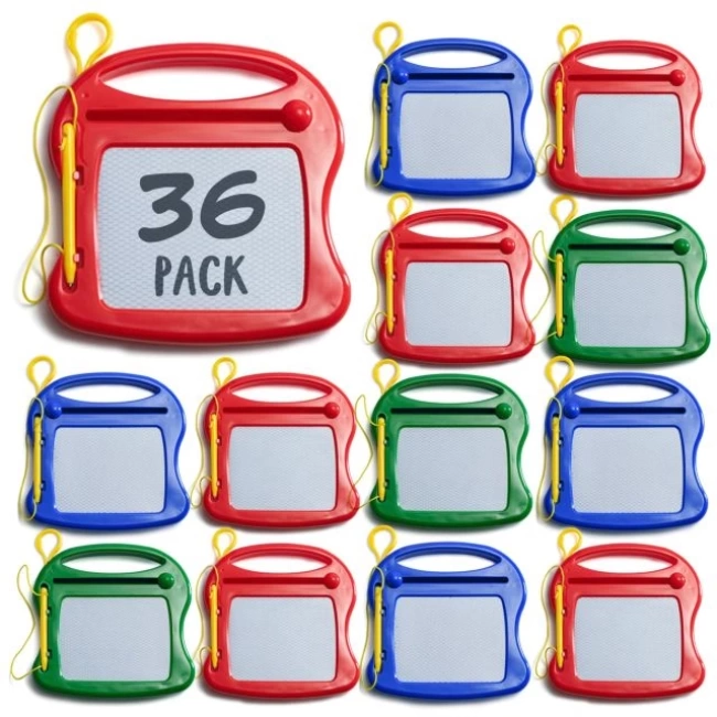 PREXTEX Mini Manyetik Çizim Tahtası Çocuklar İçin 18li Paket 36 Pack