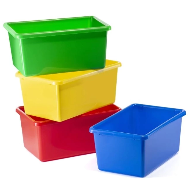 PREXTEX Oyuncak Plastik Saklama Kovaları 4lü Paket