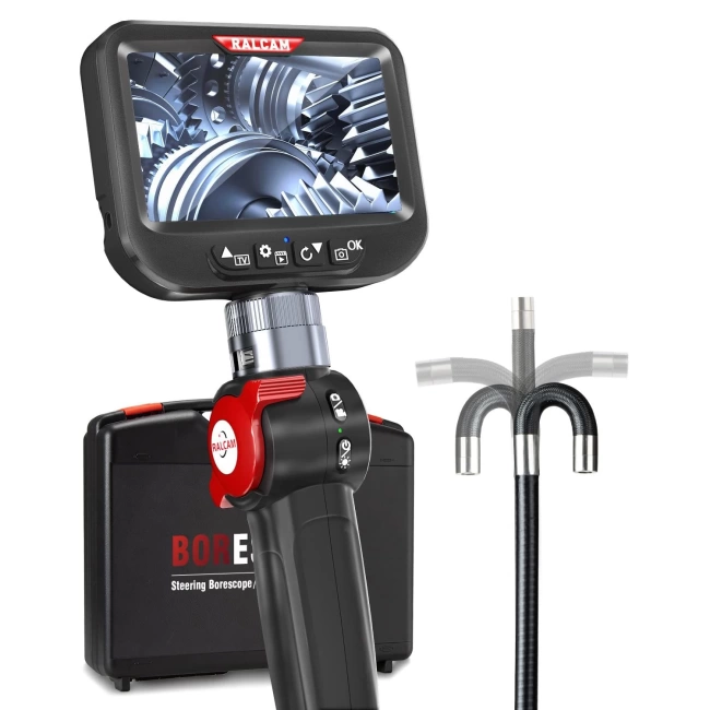 Ralcam 4.3 Inc LCD Ekran, 6.2mm Eklemli Borescope Muayene Kamerası - 2m