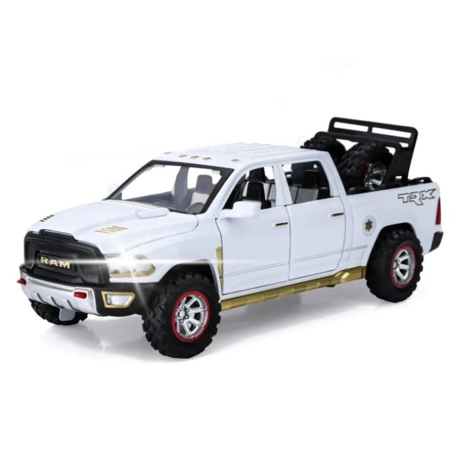 RAM 1500 Kamyonet Pres Döküm Model Arabalar Beyaz