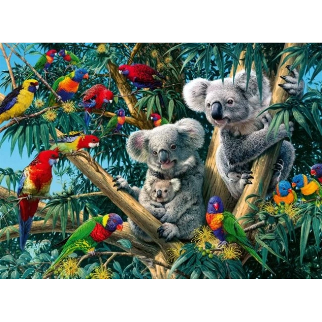 Ravensburger Koalas Ağaçta 500 Parça Puzzle - 14826