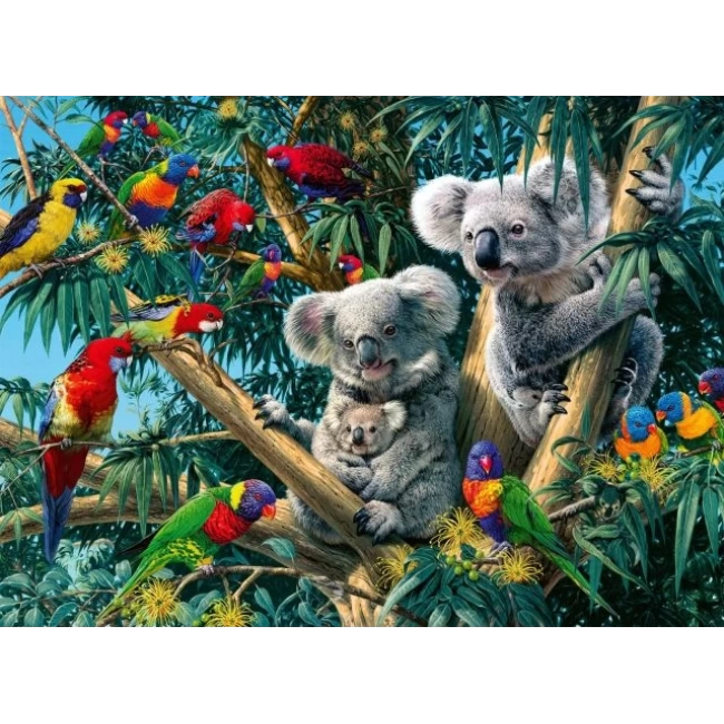 Ravensburger Koalas Ağaçta 500 Parça Puzzle - 14826 New Packaging
