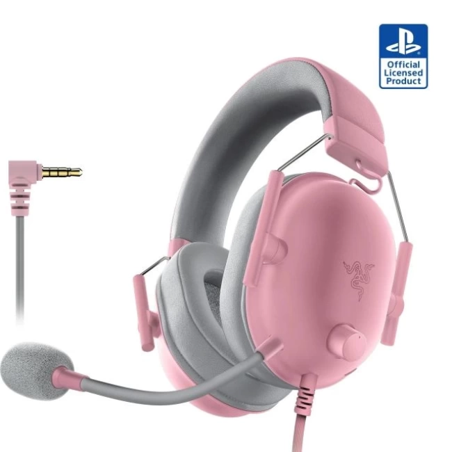 Razer BlackShark V2 X Gaming Kulaklık Quartz Pink PlayStation Headset