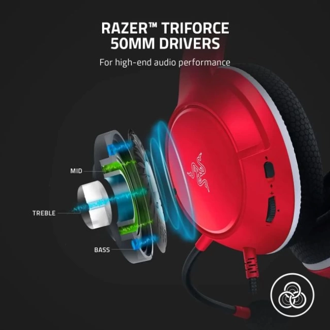 Razer Kaira X Kablolu Kulaklık Red Xbox
