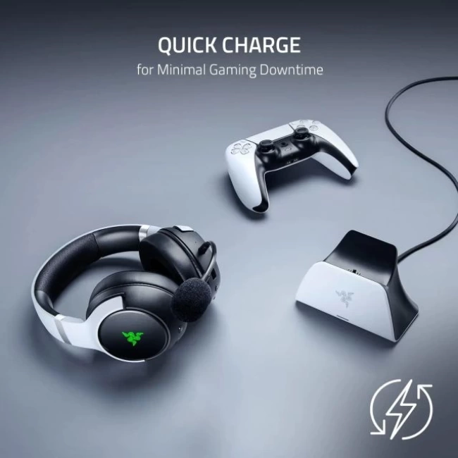 Razer PS5 Kumanda Hızlı Şarj Standı Beyaz