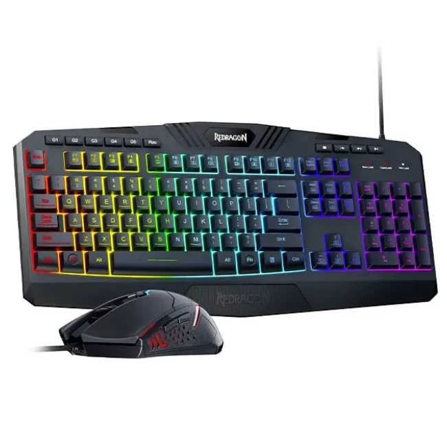 Redragon S101 Kablolu Oyun Klavyesi ve Faresi RGB