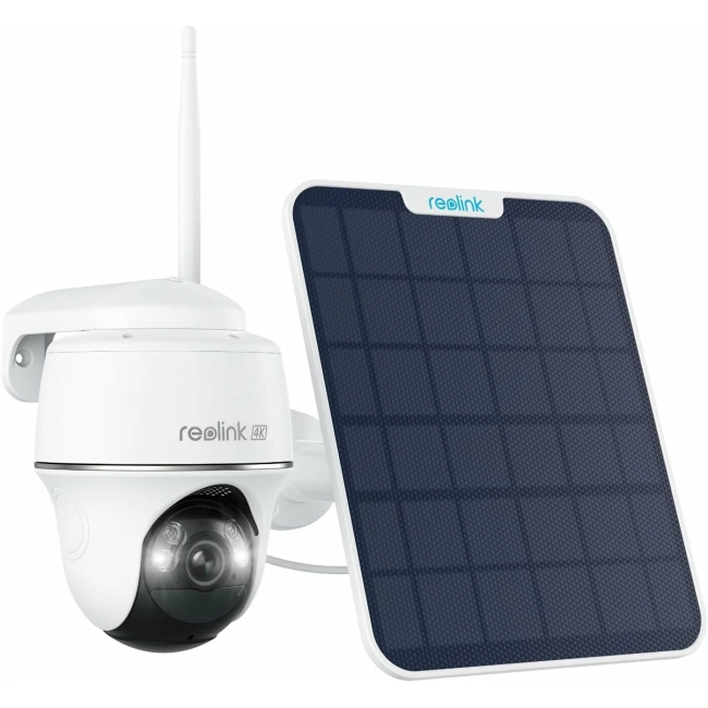Reolink 4K Güneş Enerjili Güvenlik Kameraları Kablosuz Dış Mekan, Argus PT 4K