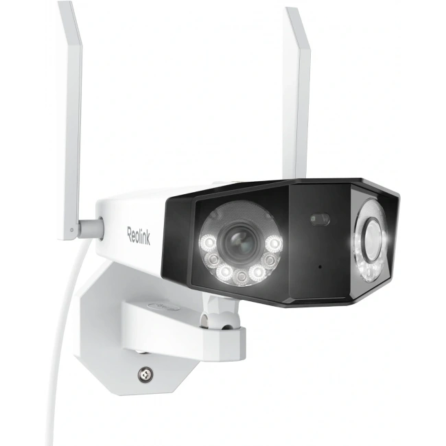 REOLINK 4K WiFi Güvenlik Kamerası, 180° Ultra Geniş Açı, Tak-Çalıştır