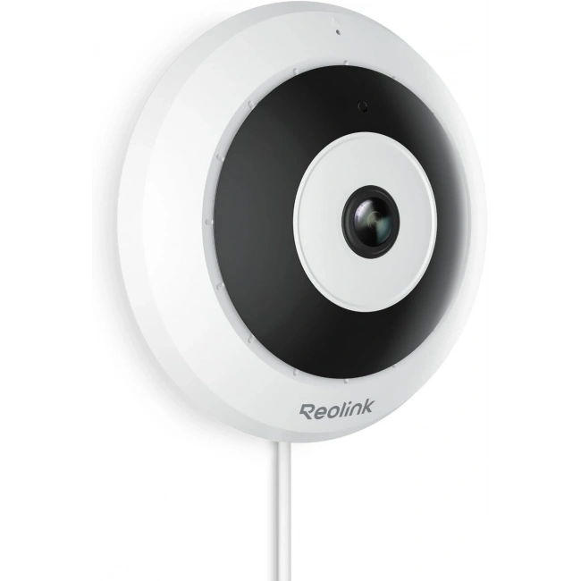 REOLINK 6MP PoE IP Fisheye Kamera, 360 Derece Görüş Açısı, Ev/Ofis Güvenliği için Gözetim