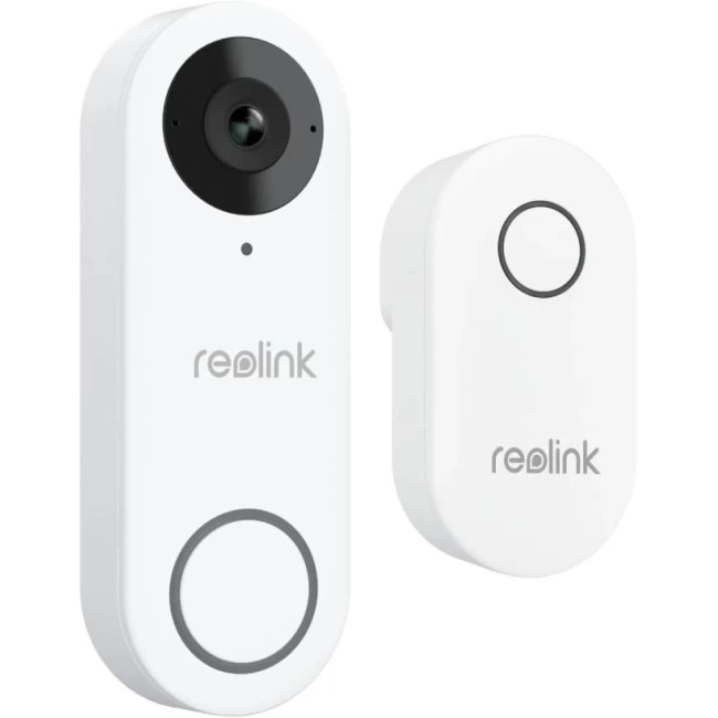 REOLINK Kapı Zili WiFi Kamera - Kablolu 5MP Dış Mekan Video Kapı Zili White