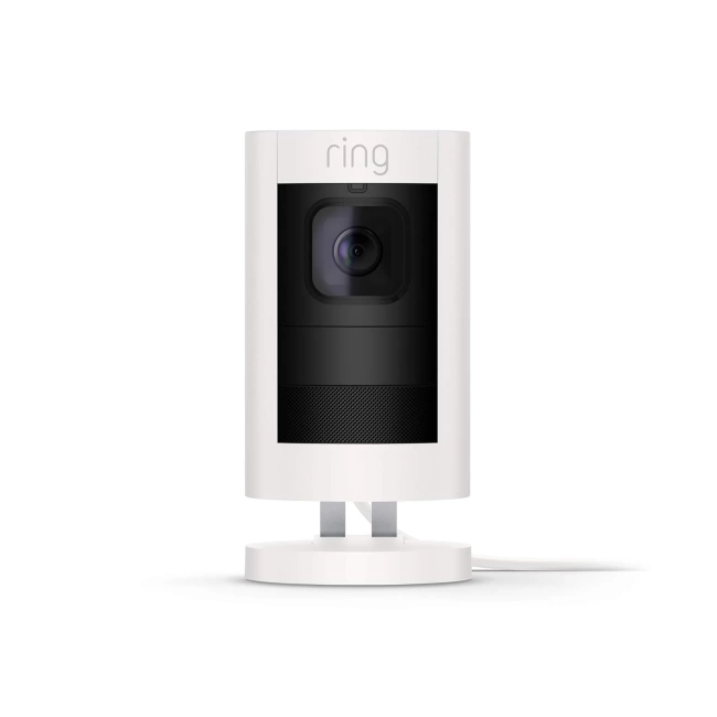 Ring Stick Up Cam Elite, İç/Dış Mekan Güçlü HD Güvenlik Kamerası - Beyaz