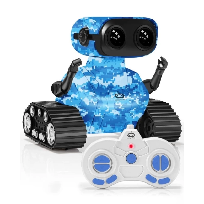 Robot Oyuncak Şarj Edilebilir 3 Yaş ve üzeri MaviCamouflage Blue