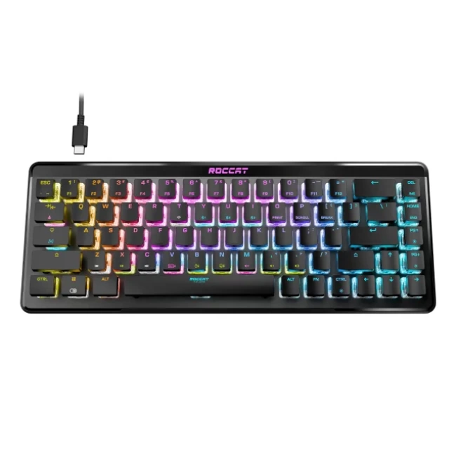 ROCCAT Pro Tenkeyless Lineer Optik Titan Switch PC Oyun Klavyesi