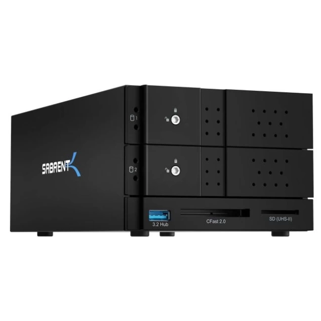 SABRENT CFast/SD Kart Okuyuculu  USB C Tipi Bağlantı İstasyonu