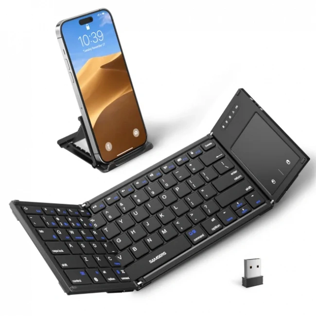 Samsers Dokunmatik Yüzeyli Katlanabilir Bluetooth Klavye