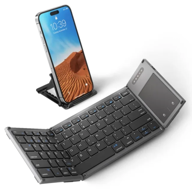 Samsers Dokunmatik Yüzeyli Katlanabilir Bluetooth Klavye