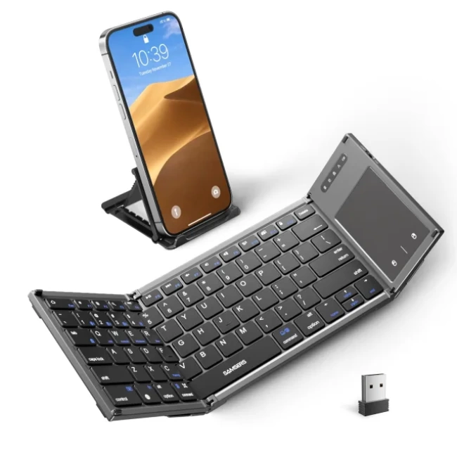 Samsers Dokunmatik Yüzeyli Katlanabilir Bluetooth Klavye