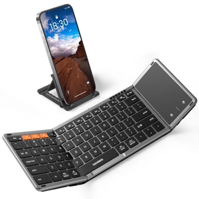 Samsers TouchPadli Katlanabilir Bluetooth Klavye