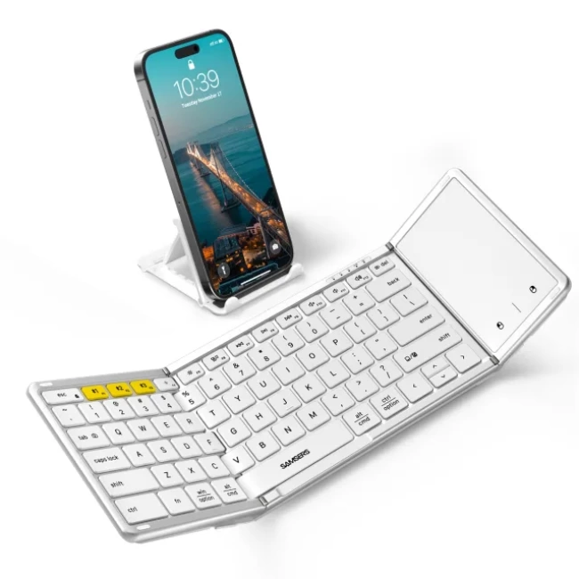Samsers TouchPadli Katlanabilir Bluetooth Klavye
