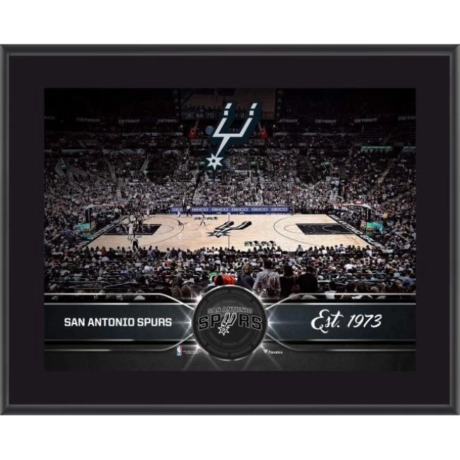 San Antonio Spurs Yüceltilmiş Takım Stadyumu Plaketi