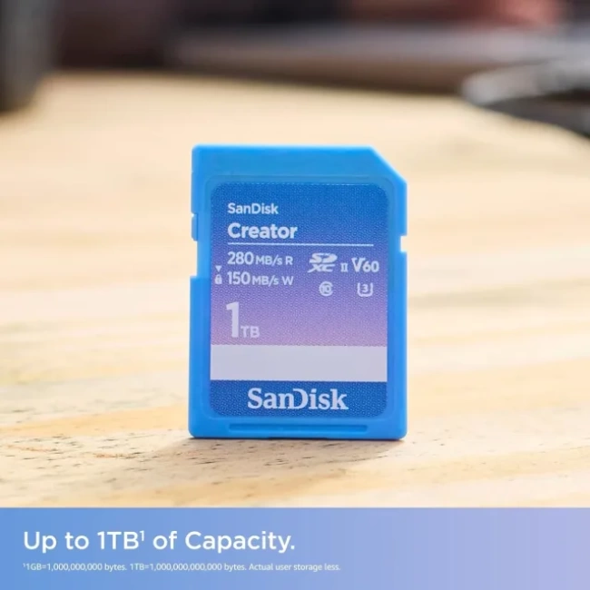 SanDisk Creator SD UHS-II Kart SD Kart 512GB