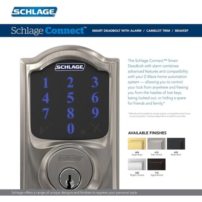 SCHLAGE Z-Wave Plus Connect Akıllı Kilit