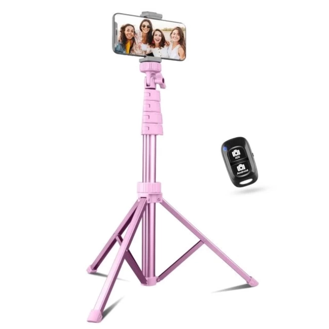 Sensyne Phone Tripod/Selfie Çubuğu Pembe