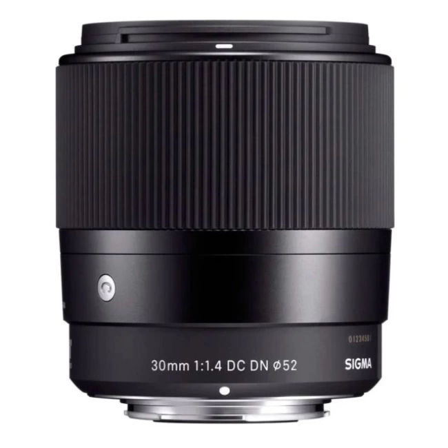 Sigma 30mm f/1.4 Contemporary DC DN Sony E için Prime Lens  Siyah