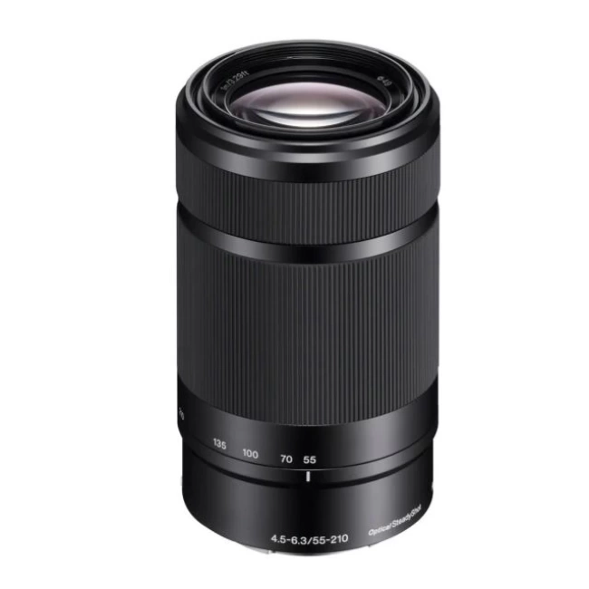 Sony E 55-210mm f/4.5-6.3 OSS Objektif Siyah