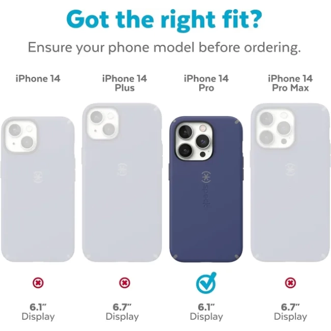 Speck MagSafe iPhone 14 Pro Kılıfı Digital Pink/Energy Red