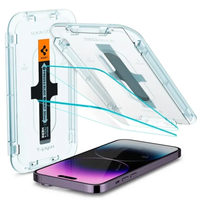 Spigen Apple iPhone 14 Pro Max Cam Ekran Koruyucu (2 Adet) - AGL05202