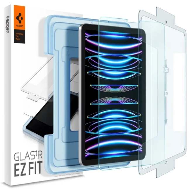 Spigen iPad Pro 11 inch [GlasTR EZ Fit] Tamperli Cam Ekran Koruyucu
