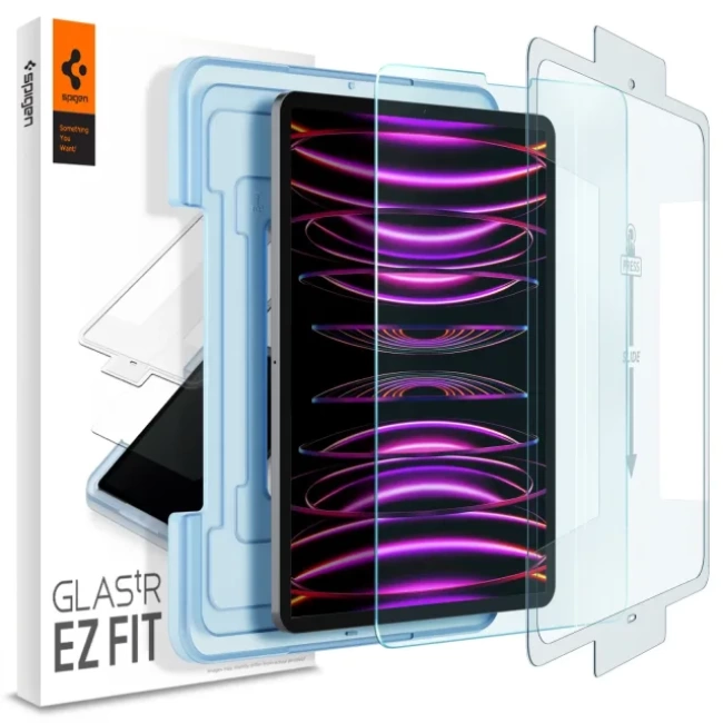 Spigen iPad Pro 12.9 inch [GlasTR EZ FIT] Tamperli Cam Ekran Koruyucu