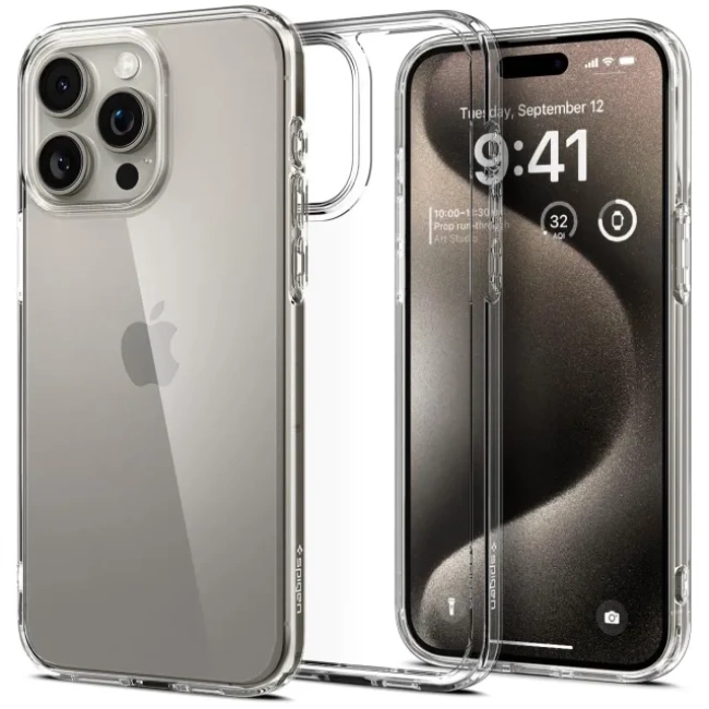 Spigen iPhone 15 Pro Ultra Hibrit Sararma Önleyici Kılıf (2023)