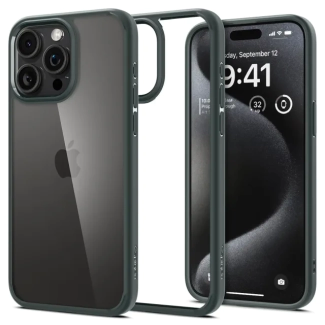 Spigen iPhone 15 Pro Ultra Hibrit Sararma Önleyici Kılıf (2023)